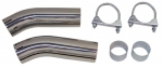 Click Here For Full Product Info EC551 EXHAUST TIPS-POLISHED STAINLESS STEEL-NON FLARED-WITH CLAMPS-PAIR-74-82 TEMPORARILY DISCONTINUED