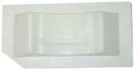 10088 SUPPORT-BRACKET-FIBERGLASS-ON INNER FENDER-OVERFLOW TANK-NEW OLD STOCK-63