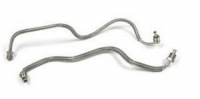 E17607 LINE-BRAKE-STAINLESS STEEL-MASTER CYLINDER TO VALVE-POWER BRAKES-FRONT AND REAR-70-73