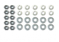 E18416 NUT AND WASHER SET-GRILLE-MOUNTING BRACKET-30 PIECES-53-57-NO LONGER AVAILABLE SEE E18415