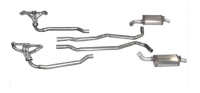 E20339 EXHAUST SYSTEM-ALUMINIZED-4 SPEED-HEADERS AND MAGNAFLOW MUFFLERS-68-72 E20339 EXHAUST SYSTEM-ALUMINIZED-4 SPEED-HEADERS AND MAGNAFLOW MUFFLERS-68-72