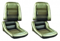 E700920 COVER-SEAT-100% LEATHER-MOUNTED ON FOAM-4 INCH BOLSTER-COLLECTOR EDITION-82-SEE E19618