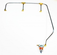 E9053 LINE SETS-FUEL-PUMP TO CARBURETOR-STEEL TUBING-5 LINES-7 FITTINGS-54-55