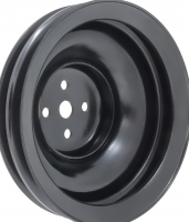 E12702 PULLEY-WATER PUMP-2 GROOVE-427-WITH OUT AIR CONDITIONING-67-68