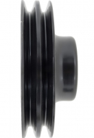 E12702 PULLEY-WATER PUMP-2 GROOVE-427-WITH OUT AIR CONDITIONING-67-68